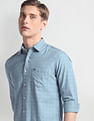 Arrow Sports Manhattan Slim Fit Outline Check Shirt