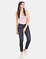 U.S. Polo Assn. Women Skinny Fit Cotton Stretch Dark Wash Jeans