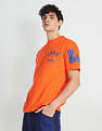 Flying Machine Rear Print Oversized T-Shirt