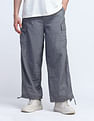 Flying Machine Cobain Loose Fit Solid Cargos