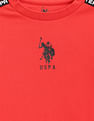 U.S. Polo Assn. Kids Boys Solid Long Sleeve Round Neck T-Shirt