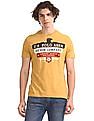 U.S. Polo Assn. Denim Co. Yellow Brand Print Cotton T-Shirt