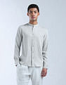 Flying Machine Vertical Striped Regular Fit Color Of Home Shirt