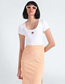 Tommy Hilfiger Slim Fit Ribbed T-Shirt
