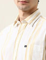 Arrow Sport Vertical Striped Slim Fit Air Soft Shirt