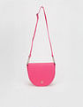 Tommy Hilfiger Solid Pink Pu Sling Bag