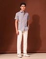 U.S. Polo Assn. Geometric Printed Tailored Fit Shirt