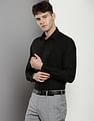 Tommy Hilfiger Solid Engineered Cotton Shirt