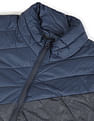 Flying Machine High Neck Two Tone Padded Jacket