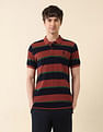 U.S. Polo Assn. Horizontal Striped Gold Cup Polo Shirt