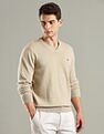 Tommy Hilfiger Solid Regular-Fit Cotton Sweater