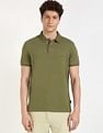 Tommy Hilfiger Solid Slim-Fit Cotton Polo Shirt
