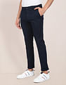 U.S. Polo Assn. Solid Austin Trim Fit Casual Trousers