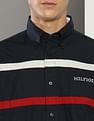 Tommy Hilfiger Relaxed Fit Split Global Stripe Shirt