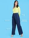 Flying Machine Women Baggy Fit High Rise Jeans