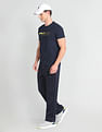 USPA Active Slim Fit Brand Print T-Shirt