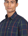 Arrow Sports Plaid Check Manhattan Slim Fit Shirt