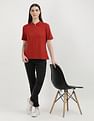 Tommy Hilfiger Open Neck Polo Shirt