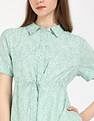 Tommy Hilfiger Cotton Spread Collar A-Line Dress