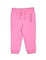 U.S. Polo Assn. Kids Mid Rise Brand Print Track Pants