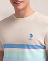 U.S. Polo Assn. Colourblocked Cotton T-Shirt