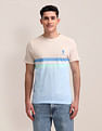 U.S. Polo Assn. Colourblocked Cotton T-Shirt