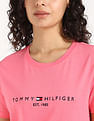 Tommy Hilfiger Pink Women's T-shirt for Soft Look