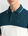 Arrow Sport Regular Fit Clourblocked Polo Shirt