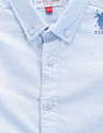 U.S. Polo Assn. Kids Boys Logo Print Oxford Shirt