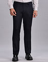 Tommy Hilfiger Regular-Fit Textured Mid Rise Trousers