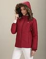 U.S. Polo Assn. Women Solid Hooded Puffer Jacket