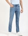 Tommy Hilfiger Mid-Wash Slim-Fit Low Rise Jeans