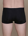 Calvin Klein Underwear Men Black Luxurious Microfiber Solid Trunks