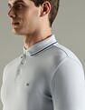 Tommy Hilfiger Solid Slim Fit Cotton Polo T-Shirt