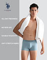 U.S. Polo Assn. Mid Rise Solid OET15 Trunks - Pack Of 3