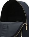 Tommy Hilfiger Solid Blue Nylon Backpack