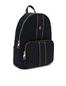 Tommy Hilfiger Solid Blue Nylon Backpack