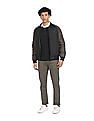 Flying Machine Colour Block Bomber Jacket