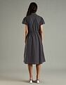 Tommy Hilfiger Cotton Spread Collar Shirt Dress