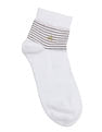 Arrow Ankle Length Striped Cotton Socks - Pack Of 3