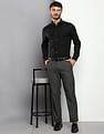 Calvin Klein Jeans Stretch Poplin Slim Fit Casual Shirt