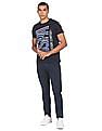 U.S. Polo Assn. Denim Co. Ribbed Neck Brand Print T-Shirt
