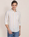 U.S. Polo Assn. Iconic Linen Cotton Stripe Shirt