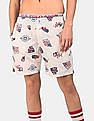 USPA Innerwear Relaxed Fit Printed IYAB Boxers - Pack Of 1