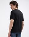 Calvin Klein Brand Print Cotton T-Shirt