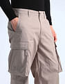 Flying Machine Mid Rise Relaxed Fit Trousers