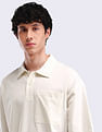 Flying Machine Oversized Fit Solid Polo Shirt