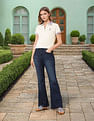 U.S. Polo Assn. Women High Rise Flared Fit Jeans