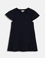 Tommy Hilfiger Kids Girls Cut-Work Relaxed-Fit Polyester Dress