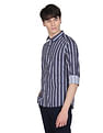 Flying Machine Vertical Stripe Cotton Shirt